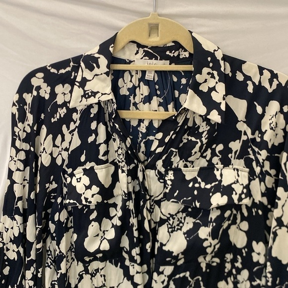 JOIE BLACK WHITE EMMALYN BUTTON DOWN MIDI SHIRTDRESS XXS - Picture 5 of 8